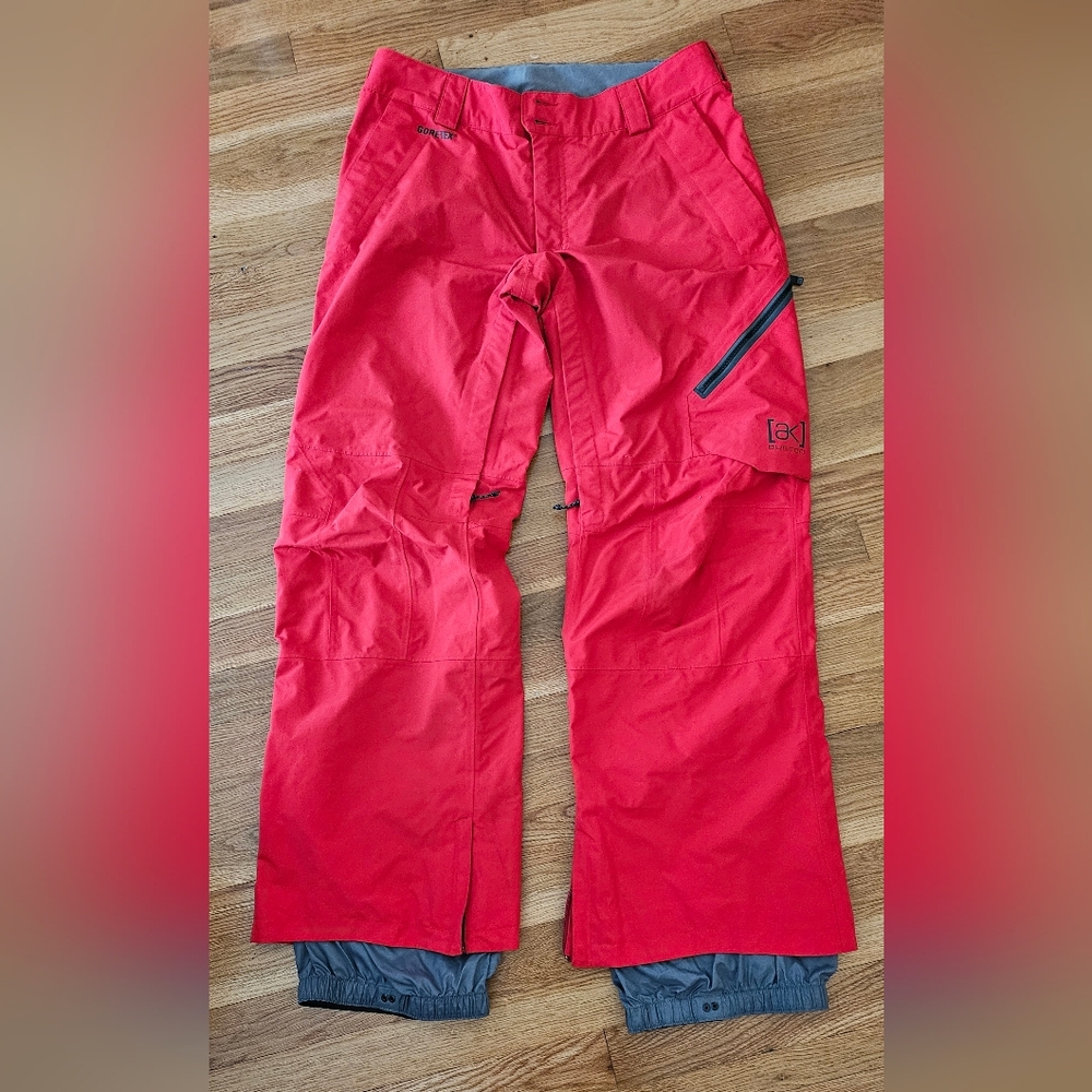 Men's Burton AK Cyclic Gortex 2L Pants, size Medium, color Red